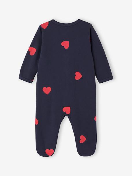 Pyjama bébé mon coeur marine 2 - vertbaudet enfant 