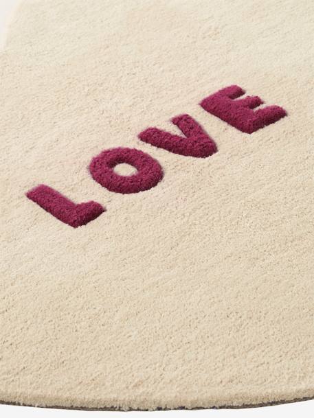 Tapis coeur LOVE beige 3 - vertbaudet enfant 