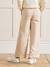 Pantalon large fille sable 4 - vertbaudet enfant 