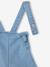 Salopette courte en denim léger fille bleu 3 - vertbaudet enfant 