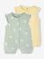 Lot de 2 combishorts de nuit bébé fleuris vert sauge 1 - vertbaudet enfant 