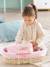 Ensemble couffin peluche pour poupon 36/42 cm rose 5 - vertbaudet enfant 