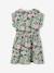 Robe en gaze de coton imprimée fille vert sauge 3 - vertbaudet enfant 