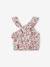 Blouse à volant asymétrique fille imprimée fleurs écru 3 - vertbaudet enfant 