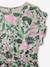 Robe en gaze de coton imprimée fille vert sauge 4 - vertbaudet enfant 