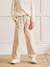 Pantalon large fille sable 3 - vertbaudet enfant 