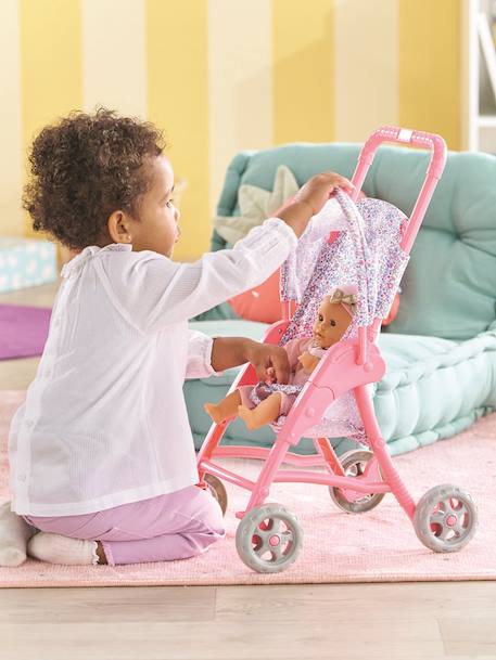 Poussette pour poupon - floral+ourson 4 - vertbaudet enfant 