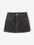 Jupe short en jean Fille anthracite 1 - vertbaudet enfant 