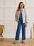 Pantalon large fille en denim light stone 6 - vertbaudet enfant 