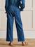 Pantalon large fille en denim light stone 3 - vertbaudet enfant 