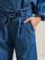 Pantalon large fille en denim light stone 4 - vertbaudet enfant 