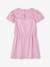Robe détails en broderie anglaise fille bleu pâle+corail+lilas+mauve+vert sauge 11 - vertbaudet enfant 