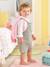 Sac à dos porte poupon peluche rose rose 5 - vertbaudet enfant 