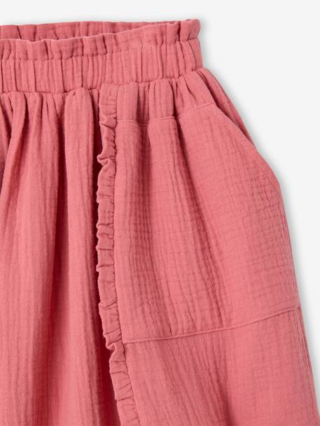 Jupe en gaze de coton tomette 3 - vertbaudet enfant 