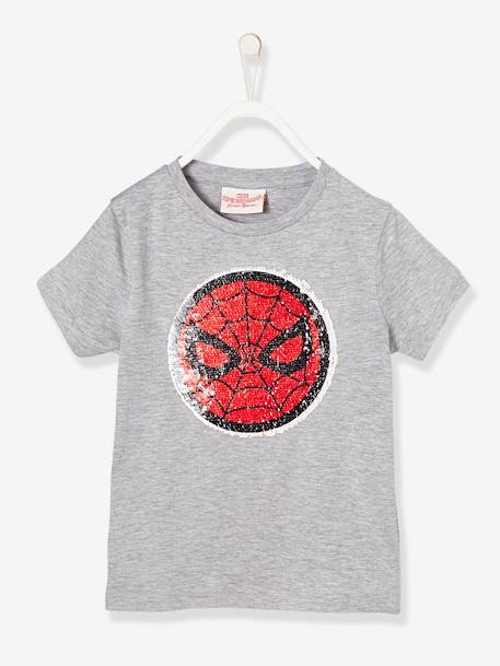T-shirt garçon Spiderman® à sequins réversibles  - vertbaudet enfant