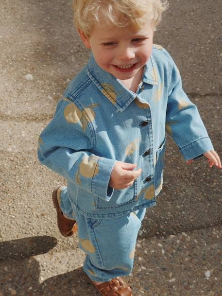 Veste Magot bleu jean 5 - vertbaudet enfant 