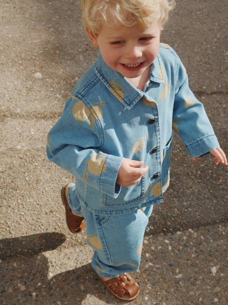 Veste Magot bleu jean 5 - vertbaudet enfant 