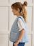 Veste matelassée sans manches fille vichy brodé carreaux bleu 7 - vertbaudet enfant 