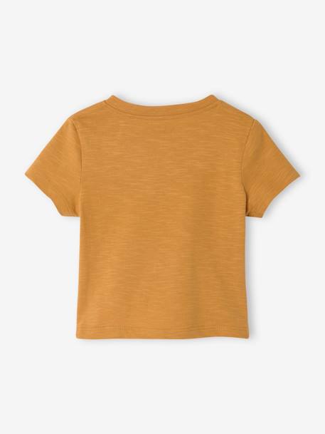 T-shirt bébé garçon imprimé ocre 3 - vertbaudet enfant 