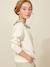 Cardigan fille points fantaisie écru+rose pâle 2 - vertbaudet enfant 