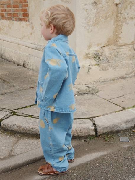 Veste Magot bleu jean 3 - vertbaudet enfant 