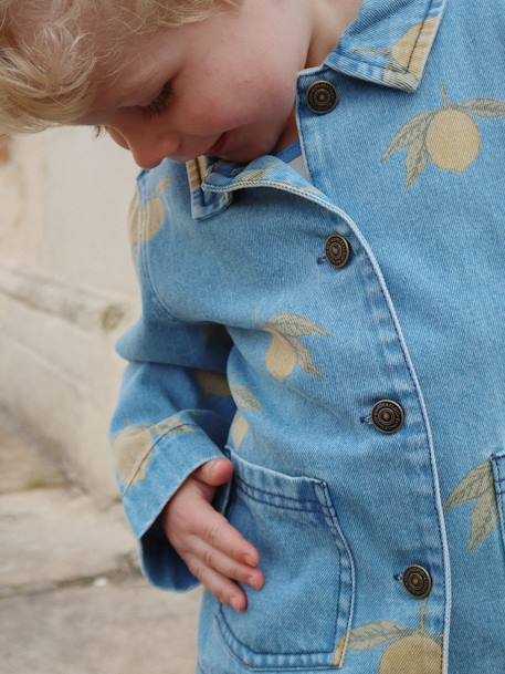 Veste Magot bleu jean 2 - vertbaudet enfant 