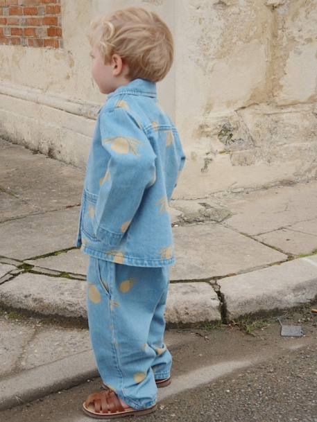 Veste Magot bleu jean 2 - vertbaudet enfant 
