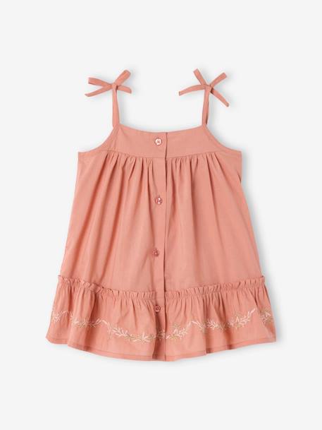 Robe brodée bébé rose 2 - vertbaudet enfant 