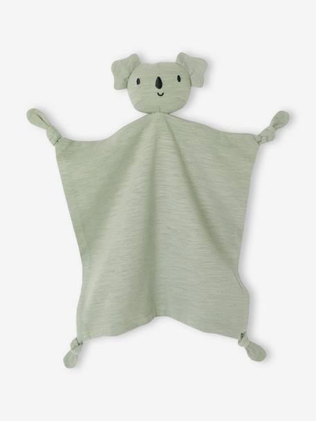 Coffret 3 pièces tee-shirt + salopette personnalisable + doudou bébé vert sauge 5 - vertbaudet enfant 