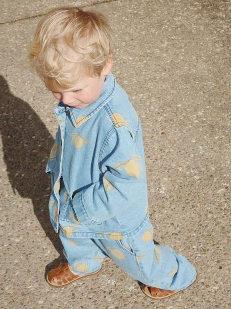 Veste Magot bleu jean 4 - vertbaudet enfant 
