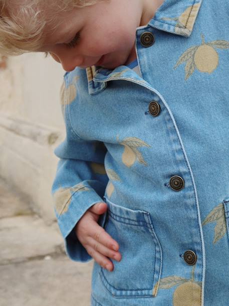Veste Magot bleu jean 3 - vertbaudet enfant 