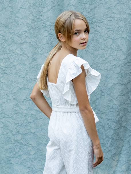 Combinaison fille Suzanne - cortège Plume écru 7 - vertbaudet enfant 