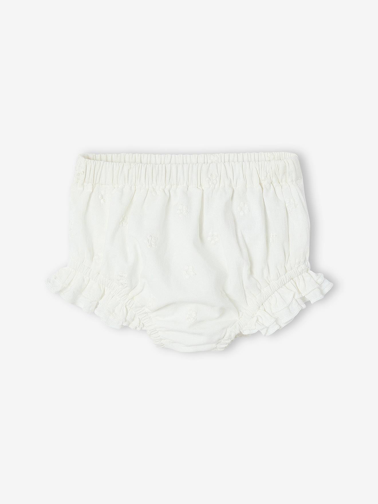 Lot De 5 Culottes Bébé Vertbaudet 12 Mois (74 Cm) - Coton Bio, Jours De La Semaine Imprimés - 4