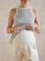 Pantalon de grossesse droit en gaze de coton sable 6 - vertbaudet enfant 