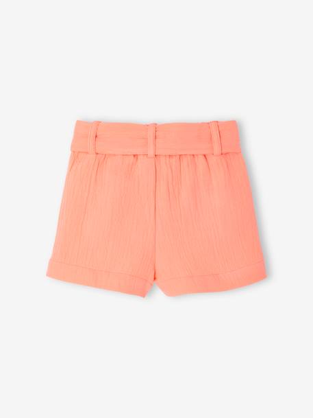 Short bébé en gaze de coton corail 2 - vertbaudet enfant 