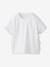 T-shirt fille ajouré côtés écru 1 - vertbaudet enfant 
