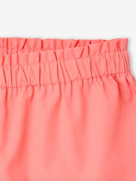 Pyjashort fille volant brodé corail 7 - vertbaudet enfant 