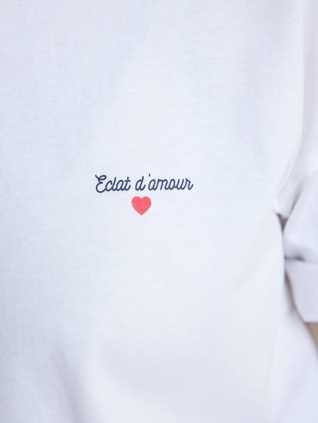 T-shirt de grossesse uni en coton blanc 4 - vertbaudet enfant 