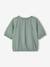 Tee-shirt blouse forme crop fille corail+écru+vert sauge 11 - vertbaudet enfant 