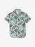 Chemise manches courtes garçon vert imprimé 2 - vertbaudet enfant 