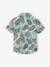 Chemise manches courtes garçon vert imprimé 3 - vertbaudet enfant 
