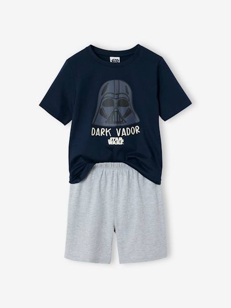 Pyjashort Star Wars Dark Vador avec détails phosphorescents marine 1 - vertbaudet enfant 
