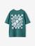 T-shirt garçon motif devant/dos effet délavé écru+vert d'eau 11 - vertbaudet enfant 