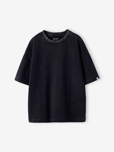 Lot de 2 t-shirts garçon unis effet délavé bleu ciel 4 - vertbaudet enfant 