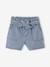 Short paperbag rayé fille rayé bleu 2 - vertbaudet enfant 