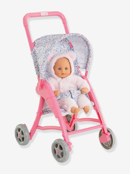 Poussette pour poupon - floral+ourson 1 - vertbaudet enfant 