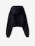 Sweat cropped zippé à capuche fille anthracite 2 - vertbaudet enfant 