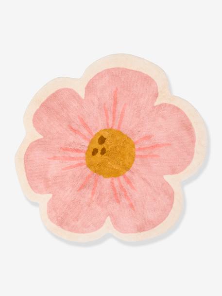 Tapis Fleur 110 x 110 cm rose 1 - vertbaudet enfant 