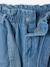 Short fille en denim léger style paperbag bleu clair 4 - vertbaudet enfant 