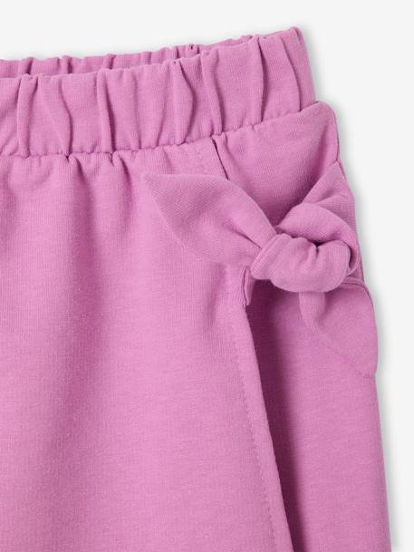 Jupe short en molleton fille violet 3 - vertbaudet enfant 